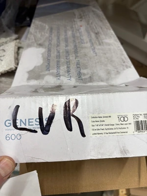 495 SF of Metroflor Premium Genisis LVP Flooring 7.5" x 48" - Smoke -  SKU LVR