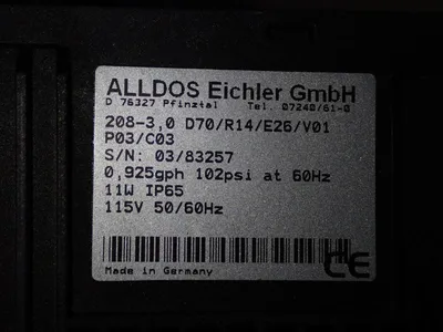 USED ALLDOS AUFMR9729S