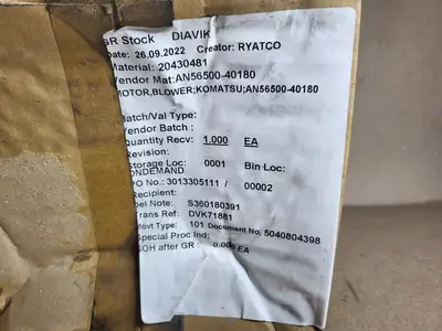 NEW KOMATSU AN56500-40180