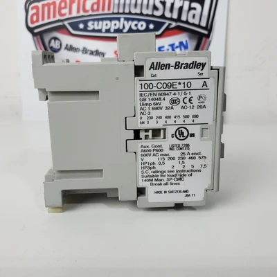 Used Allen-Bradley 100-C09E*10 Misc Industrial Equipment California US | American Industrial Supply Co. #1377050