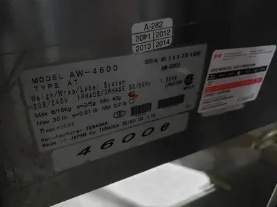 USED TERAOKA AW-4600 TYPE AT