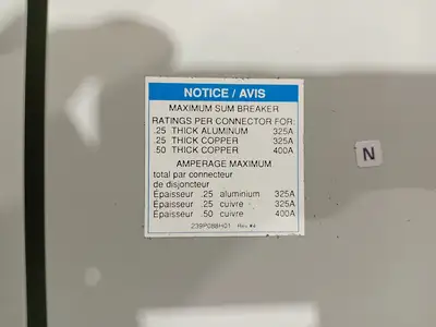 Used 2003 CUTLER-HAMMER POW-R-LINE 3A Switchgears British Columbia CA | Lenmark #1427031