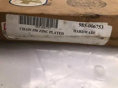 Rexnord REX50R10BX Rex Riveted 10ft 5/8in Pitch Single Strand Roller Chain-NIB