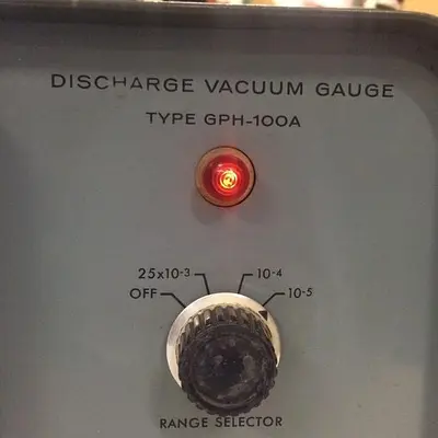 GPH- 100 A, Discharge Vacuum Gauge by Consolidated Vacuum Co.
