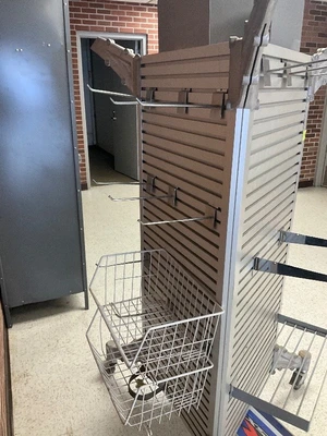 Rolling display store fixture