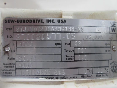 Used SEW EURODRIVE _UNKNOWN_ Gearmotors Texas US | OCO Industrial #1600879