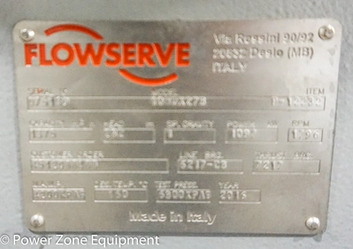 NEW FLOWSERVE 10HDX27B