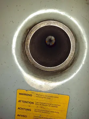 21" x 120" CLAUSING COLCHESTER MODEL #21 ENGINE LATHE 3.5" SPINDLE HOLE: YOBRO #24560