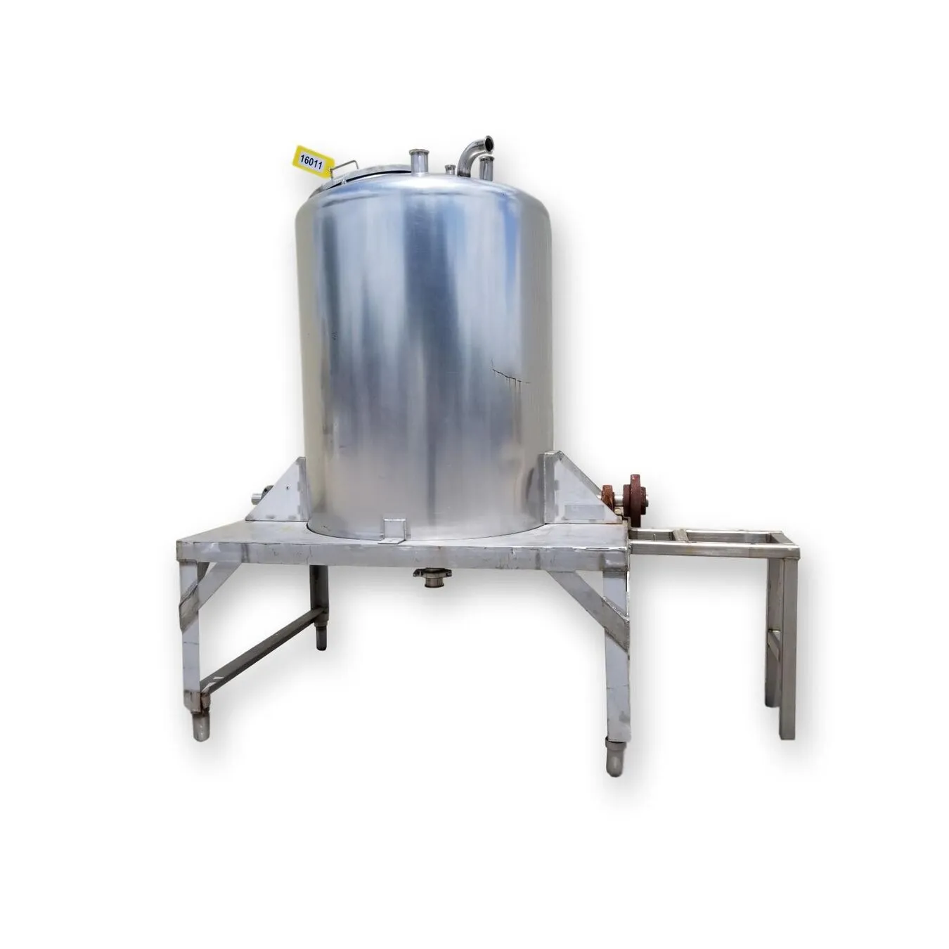Used Cherry-Burrell Stainless Steel Sanitary Mix Tank - 280 Gallon