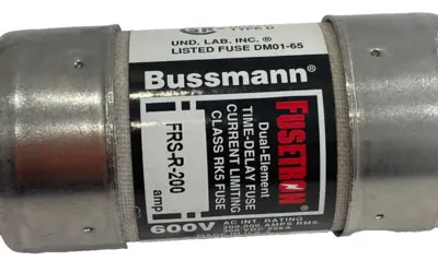 NEW COOPER BUSSMANN FRS-R-200 FUSE 600V FRSR200