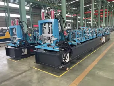 Automatic Z C U Purlin Roll Forming Machine in China