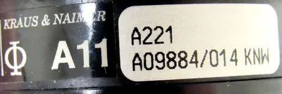 NEW KRAUS & NAIMER X630 ROTARY SWITCH L22626/001 A11 A221 L22626/001 A09884/014