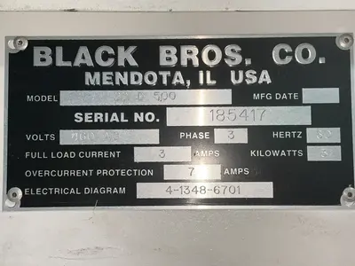 Used BLACK BROS. CO. 22 D 500 Rolls, Coater Ohio US | HGR 24 #1547080