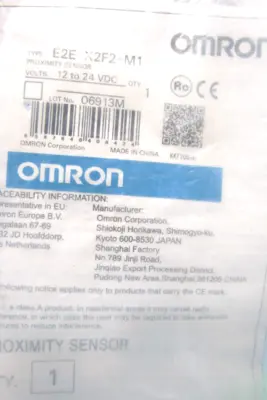 NEW OMRON E2E-X2F2-M1 PROXIMITY SENSOR E2EX2F2M1