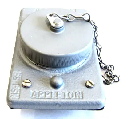 NEW EMERSON APPLETON FSK5-15 NON-LOCKING RECEPTACLE COVER FSK515