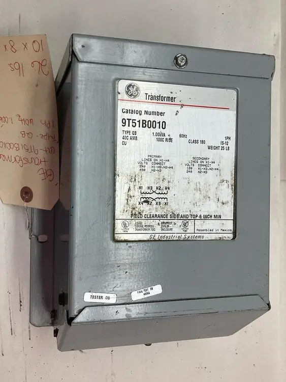 Used GE 9T51B0010 Miscellaneous Equipment (Electrical & Power) | Surplus Asset Holdings #1195008