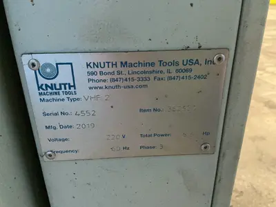 Used 2019 KNUTH VHF 2 Universal Mills Ohio US | HGR 24 #1324848