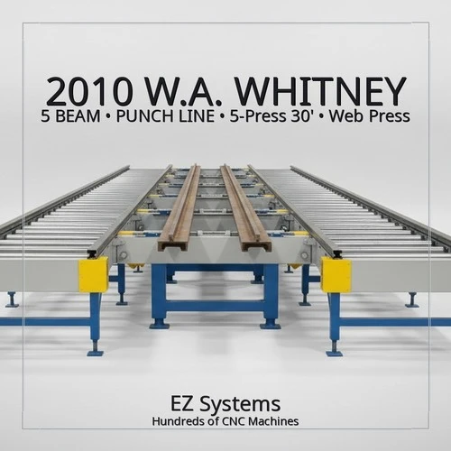 Used W.A. WHITNEY 5 BEAM PUNCH LINE Beam / Drill Lines Illinois US | [EZ] EZ Systems #1786965