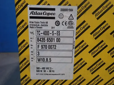 New | in-Stock ATLAS COPCO TC4000SES Miscellaneous MRO Ohio US | HGR 24 #727921