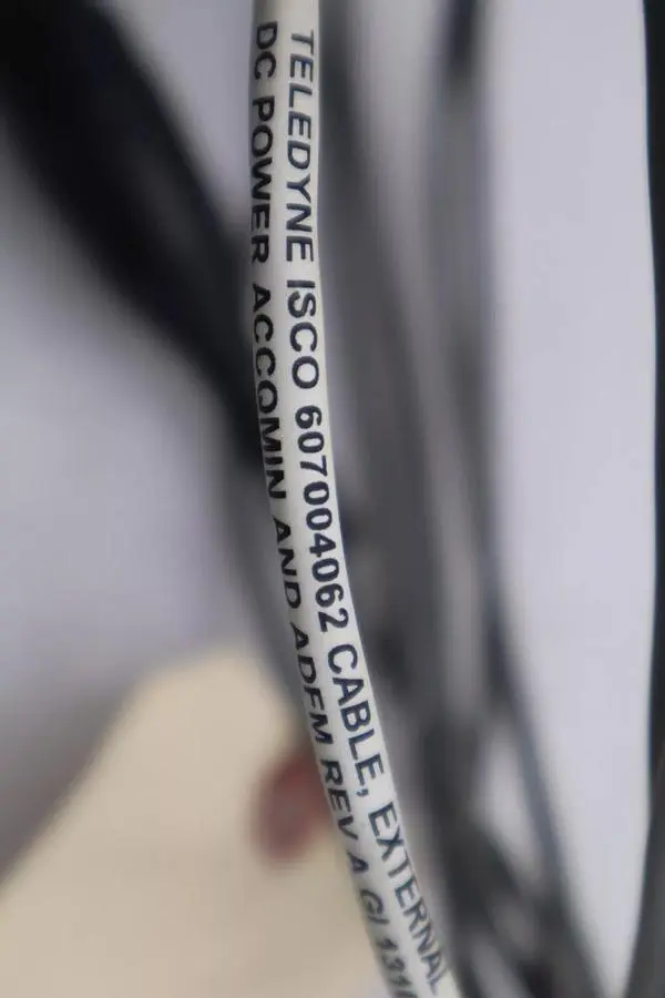 Teledyne ISCO 607004062 CABLE EXTERNAL DC POWER AND ADFM REV A STOCK 4840