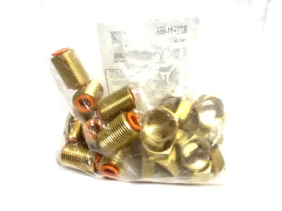 NEW SMC BRASS BULKHEAD UNION FITTING 3/8" OD TUBE
