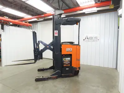 Doosan Forklift Stand On 36V Electric Pantograph Reach Truck 3714lbs 4475h 20' L