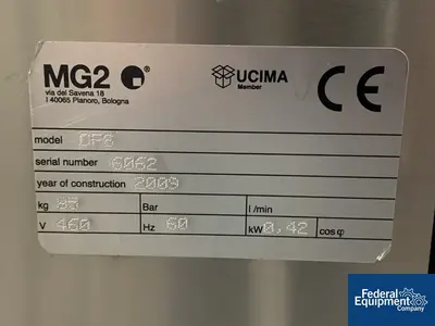USED MG2 MG2 G140 Nett Capsule Filler