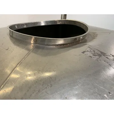 Used 1000 Liter (35 cu. Ft) IBC Matcon Stainless Steel Portable Tote Bin