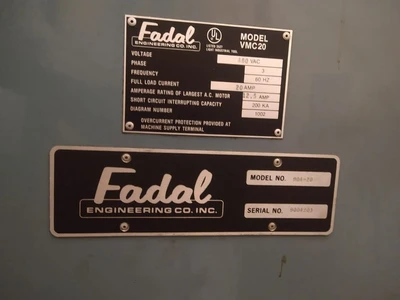 USED 1990 FADAL VMC-20