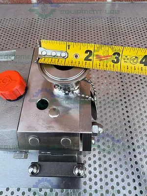 USED VIKING S1S STAINLESS STEEL ROTARY LOBE PUMP W/STAINLESS MOTORS 1 HP MOTOR