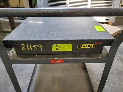 Used STARRETT _UNKNOWN_ Granite Surface Plates Pennsylvania US | Hildebrand Machinery Co. #1485888