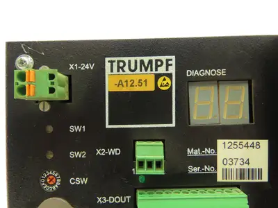 Trumpf 1255448 -A12.51 Controller Module LAN / Profibus Communication Unit