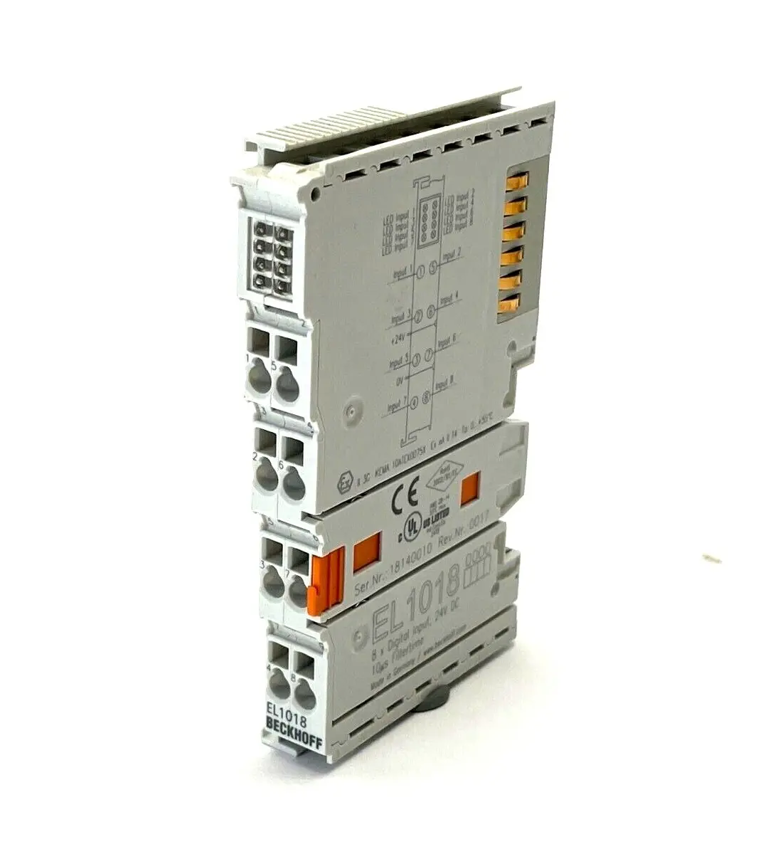 Used BECKHOFF ETHERCAT 8-CHANNEL DIGITAL INPUT TERMINAL 24 VDC 10ΜS PLC Input & Output | Maverick Industrial Sales #1105123