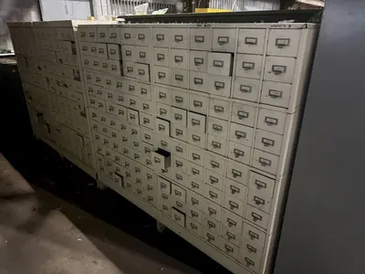 144 DRAWER STORAGE CABINET: STOCK 17387