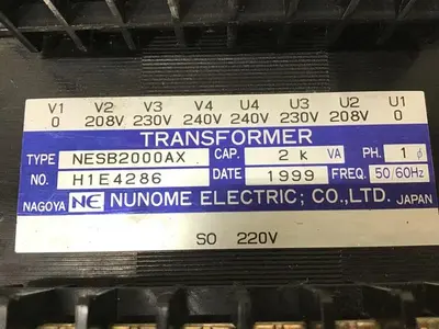 USED NUNOME DENKI NESB200AX