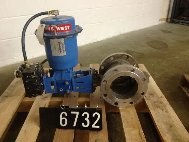 Neles Jamesbury 6"-150 V-Ball Control Valve