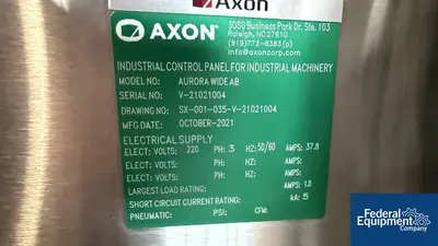 USED Pharmapack Axon Wide Format Shrink Sleever, Model Aurora Wide AB