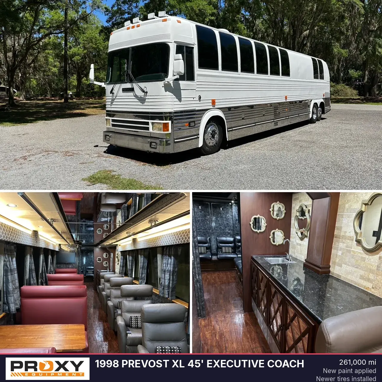 Used 1998 PREVOST XL 45' EXECUTIVE COACH Buses Florida US | Proxy Equipment #1385226