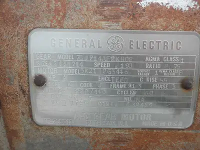 USED GENERAL ELECTRIC 7GJ14AF2KH02