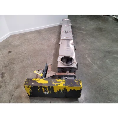 Used 9" Dia. X 9'-8" Stainless Steel Industrial Screw Conveyor
