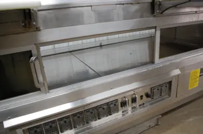 142-0059 Custom Deli’s Inc 7 Well Pan Food Warmer w Lower Open Front Hot Case