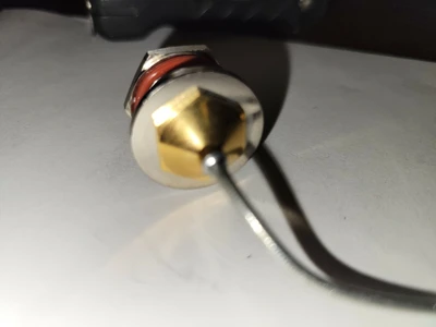 1  LOT OF 5 Gold   Male SMA to female N bulkhead connectors.