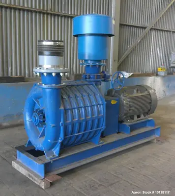 Used National Turbine 7-Stage Centrifugal Blower | 200 HP High Pressure Industrial Blower