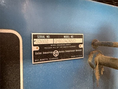 Used 1997 QUINCY QMB10ACA32D Rotary Screw & Sliding Vane Air Compressors California US | MachineryMax #1709135