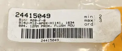 NEW TURCK Bi4U-M12-AP6X-H1141 INDUCTIVE PROXIMITY SWITCH SENSOR Bi4UM12AP6XH1141