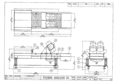 Finishing Associates B200 Centrifugal Barrel Finishing Systems