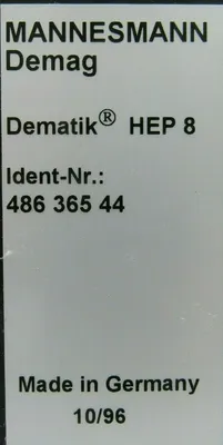 NEW MANNESMANN DEMAG 486-365-44 CONTACTOR 290/45107869 48636544