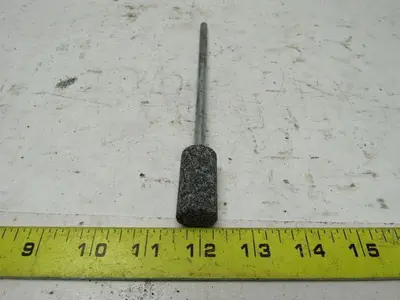 Grier Abrasives 3/4x1-1/2x7-1/2"OAL Mandrel Mounted Grinding Point Gray 50 Pcs