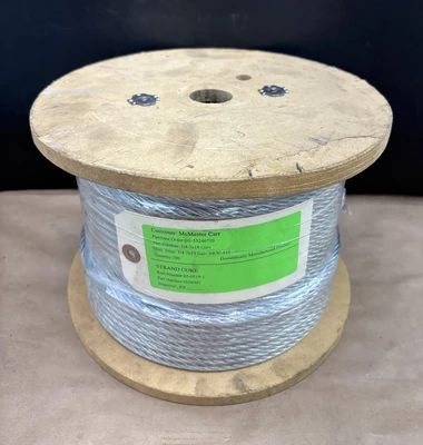 New | in-Stock McMaster Carr 1/4 7x19 Galv Lift Assemblies Indiana US | J&J Industrial Supply #1352408