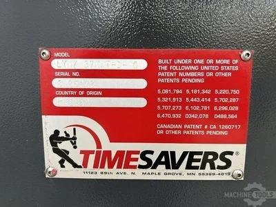 Used 2024 TIMESAVERS LYNX 37MWT-D-60 Wide Belt Sanders Georgia US | The Equipment Hub #1260562